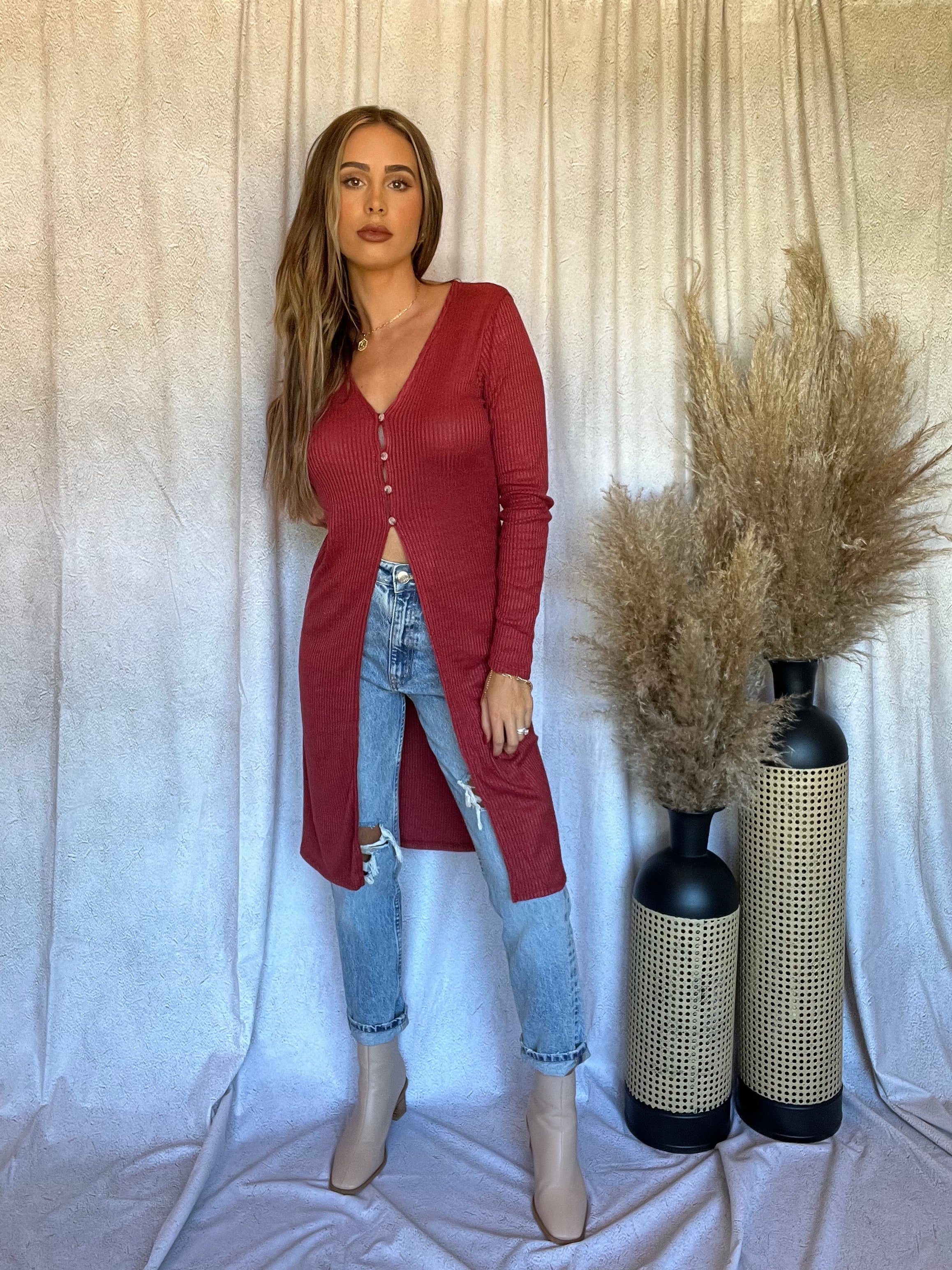 Ainsley Open Front Cardigan