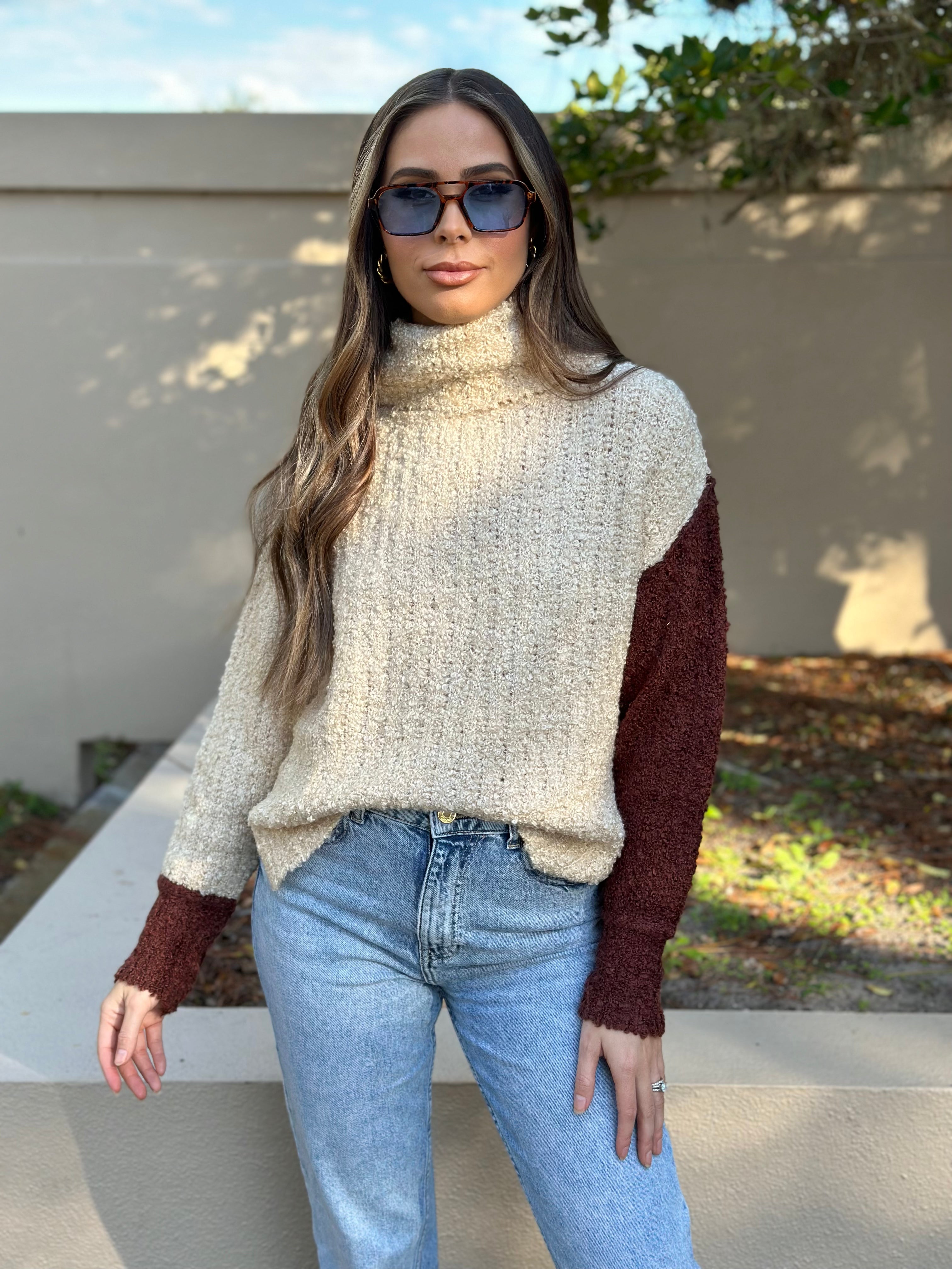 Fireside Color-Block Sweater