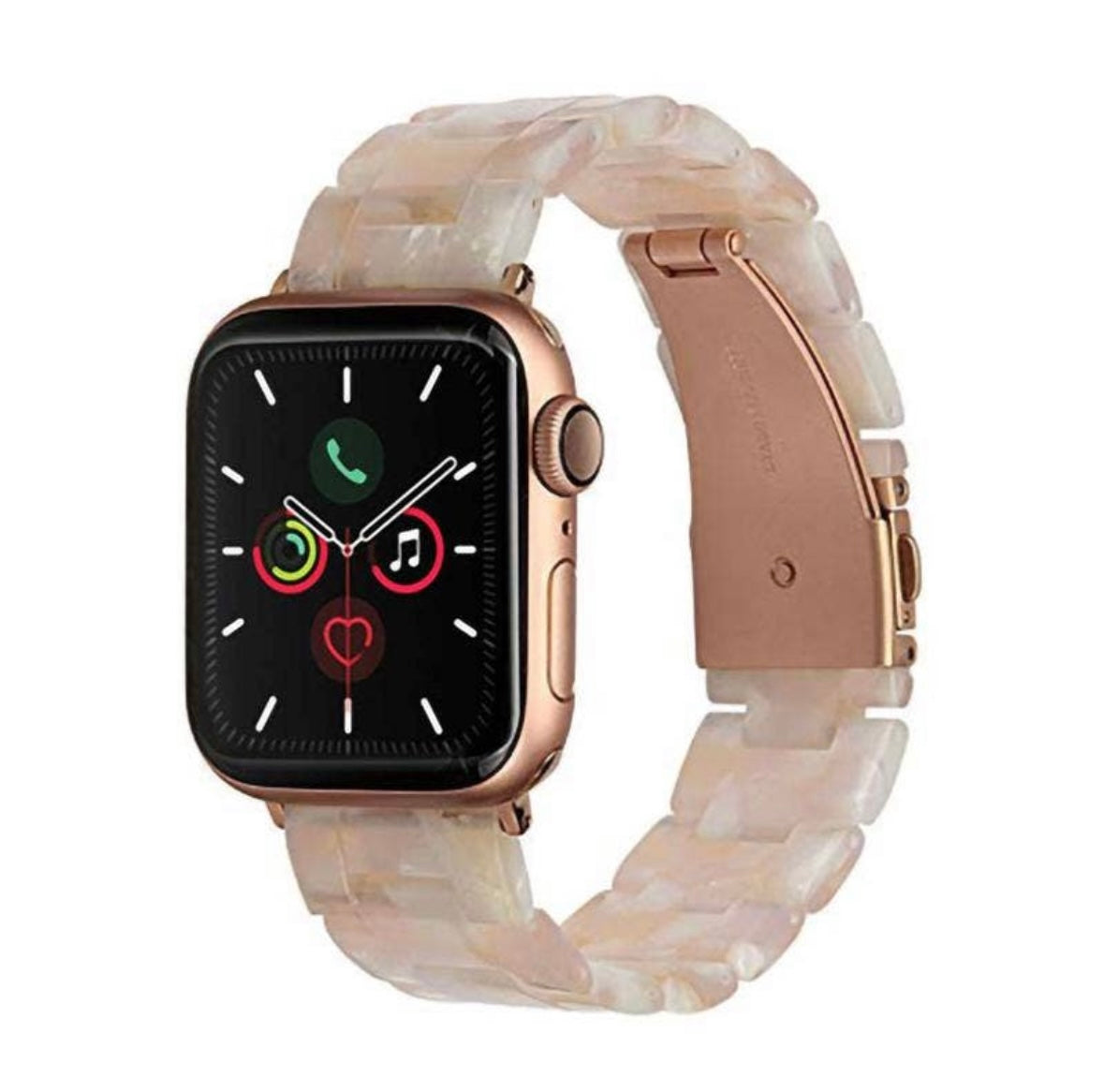 Fifth and Ninth Apple Watch Band - Pink Marble